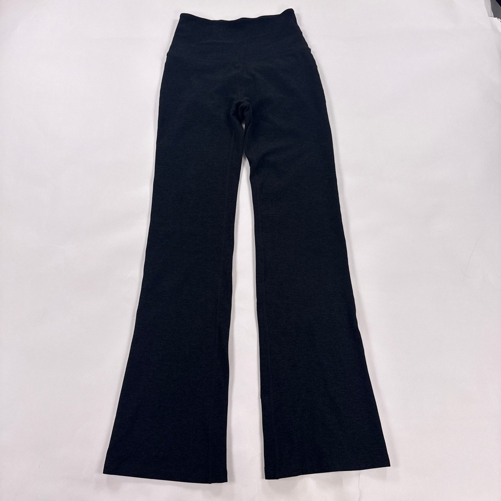 Beyond Yoga High Waisted Flared Leggings Pants Black Small Space Dye Flare
